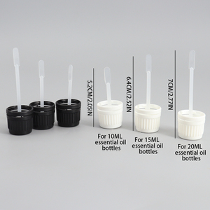 Tamper-evident 18/410 plastique Flat Rod Paddle Rod Stripe Cap GL18 mm <span class=keywords><strong>Couvercle</strong></span> noir avec spatule - Product Image 2