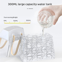 Humidificateur de sac de style simplicité et luxe léger, diffuseur de parfum pour voiture avec contrôle libre de la couleur de la lumière et humidificateur en cristal