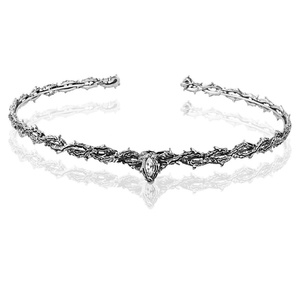 Copricapo barocca da sposa Vintage corona della <span class=keywords><strong>regina</strong></span> in metallo retrò corona da sposa - Product Image 3