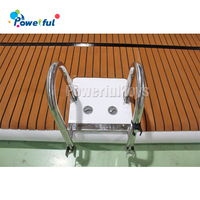 Dock d'eau gonflable avec plateforme flottante, avec échelle, pour Yacht, Island, Ski, livraison gratuite
