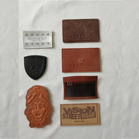 Étiquette de vêtement à motif évidé Seal Étiquette de jean Patch en cuir personnalisable
