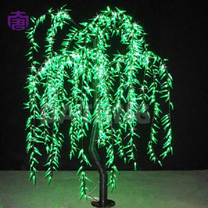 New Arrival Led Willow <b>Tree</b> Light Trendy Park Decor with Cascading <b>Twigs</b> for Plaza and Balcony Decorations for Sale - Product Image 5