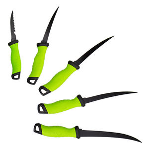 Coltello <span class=keywords><strong>da</strong></span> Sfiletto per <span class=keywords><strong>Pesca</strong></span> con Guanto Antitaglio e Fodero Protettivo per Sfilettare e Spinare Pesce d'Acqua Dolce e Salata - Product Image 1