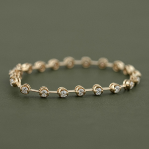 Бриллиантовый Теннисный браслет 10 карат 14 карат 18 карат - Product Image 1