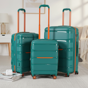 Ensemble de bagages rigides en PP personnalisés de haute qualité, unisexe, légers, durables, élégants, grande capacité, valise de <span class=keywords><strong>voyage</strong></span> à roulettes - Product Image 1