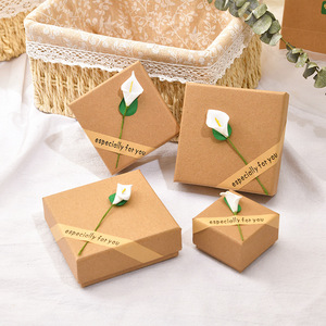 Boîtes en papier kraft écologiques, autocollants créatifs, boîtes en papier vintage en gros et boîtes en papier en stock - Product Image 2