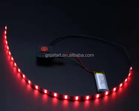 Lampe de casque de mineur rechargeable par USB, clip de sécurité pour casque de moto, lumière LED multicolore, bande LED personnalisée pour la décoration du casque