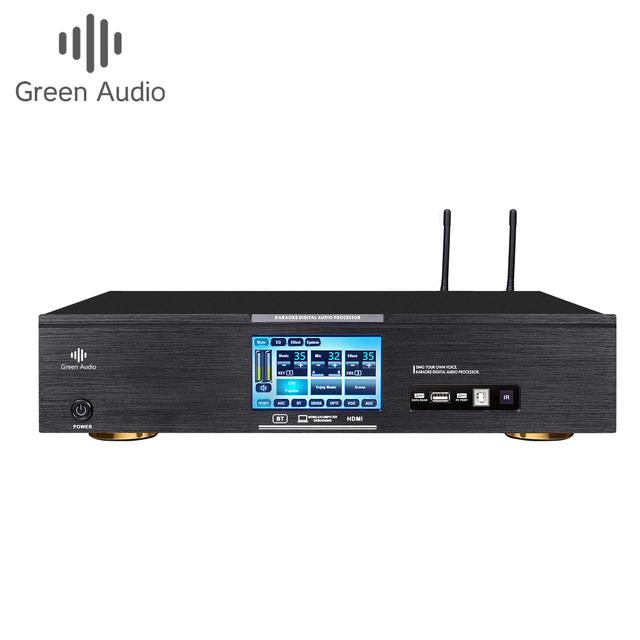 Karaoke Players Home Audio Power Amplifier KTV Audio Home Theater Wireless Microphone Effect Device Three-in-one Power Amplifier