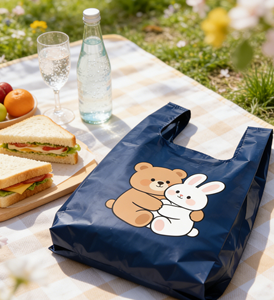 Bolsas de Embalaje para Camisetas Personalizadas de HDPE Resistentes e Irrompibles de Bear and Rabbit para Envío y Regalos Fujian Hualong - Product Image 2