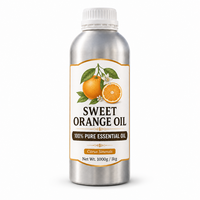 Huile d'orange douce pressée à froid naturelle en vrac, huile de Citrus Sinensis pour arôme, parfum et matière première pour nettoyants ménagers