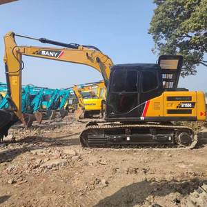 Excavatrice sur chenilles hydraulique Sany155C d'occasion, engin de terrassement pour travaux de construction, Sany155 à vendre - Product Image 6