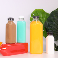 Bouteilles de boissons froides (café glacé, jus, thé au lait, champagne et soda) de 7oz, 8oz, 200ml, 250ml - PET jetables avec ouverture facile