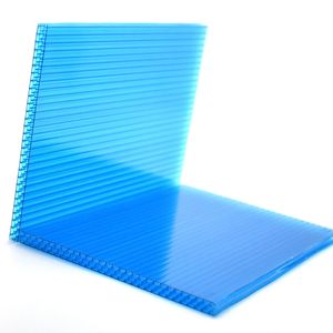 Plaque de polycarbonate alvéolaire multicouche anti-UV en polycarbonate PC de 8 mm, 10 mm, 16 mm pour toiture - Product Image 2