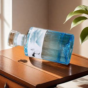 Usine Offre Spéciale Forme <span class=keywords><strong>Gin</strong></span> 500ml700ml750ml Whisky Vodka Effacer Haute Qualité Montagne Fond Forme Brandy Bouteille En Verre - Product Image 5