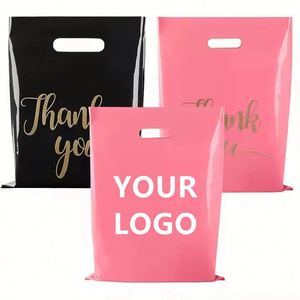Bolsas de Plástico con Logotipo Personalizado, Bolsas de Regalo Promocionales Resistentes para Fiestas - Product Image 1