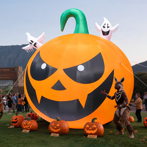 Tùy Chỉnh Khổng Lồ Halloween <span class=keywords><strong>Inflatable</strong></span> Bí Ngô Trang Trí Ngoài Trời Halloween Bí Ngô Bóng Cho Halloween Lễ Hội Trang Trí - Product Image 1