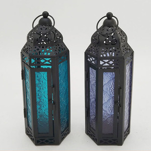 Factory Wholesale Ramadan Decorations Metal Moroccan <strong>Candle</strong> <strong>Lantern</strong> Decorative <strong>Candle</strong> Holder Lamp for Home and Weddings Decor - Product Image 4