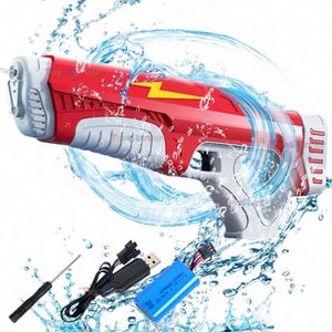Pistolet à eau électrique automatique de type super soaker pour adultes, avec jets puissants et gaz doux - Product Image 5