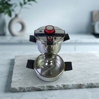 Autocuiseur à haute sécurité avec serrage Clipso, 22 cm, 24 cm, en acier inoxydable SUS304/SUS201, pour approvisionnement stratégique OEM