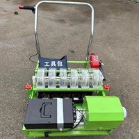Semoir multi-rangs pour légumes, alimenté par moteur diesel, pour la plantation commerciale d'oignons, d'ail et de brocoli