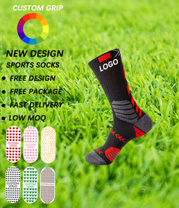 Calzini sportivi personalizzati con logo personalizzato altamente elastici <span class=keywords><strong>senza</strong></span> <span class=keywords><strong>calze</strong></span> da calcio costrittive - Product Image 1