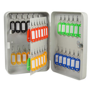 Boîte à clés murale de taille moyenne avec <span class=keywords><strong>56</strong></span> clés en acier et métal pour le rangement des clés de voiture. - Product Image 1