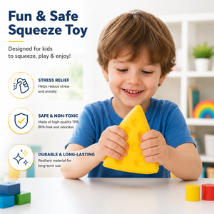 Jouet anti-stress en TPR de haute qualité, forme de triangle, pour enfants - Product Image 2
