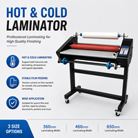 Machine à plastifier double rouleau 100 mm, plastifieuse à chaud et à froid, machine à plastifier thermique pour impression numérique, photos, affiches, documents