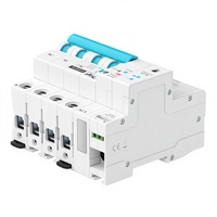 Interruptor de Aire RCBO Inteligente con Medición de Energía, de Cobre, Montaje en Riel, Control Remoto por Teléfono Móvil, para Interiores, 230V/400V