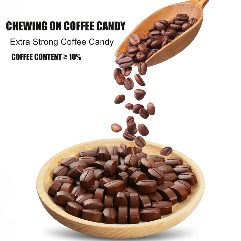 Candy Compreeses Double Concentration Coffee Candy Compressed Chew Sugar-Free No Sucrose ...