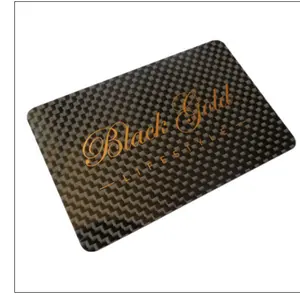 Новый дизайн, модная визитная карточка из углеродного волокна с пользовательским логотипом Шелкового скрининга