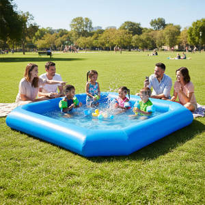 <span class=keywords><strong>Piscine</strong></span> gonflable pour enfants Keyubo 4*6*0.6m, pour nouveau-nés, <span class=keywords><strong>toile</strong></span> en PVC imperméable durable, dimensions personnalisées, réduction pour les commandes en gros - Product Image 1