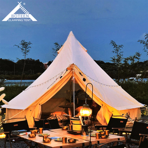 Outdoor <strong>4</strong> Season Waterproof One <strong>Bedroom</strong> Glamping <strong>Tent</strong> Luxury 3M 4M 5M 6M Cotton Oxford Canvas Mongolian Yurt Bell Camping <strong>Tent</strong> - Product Image 4