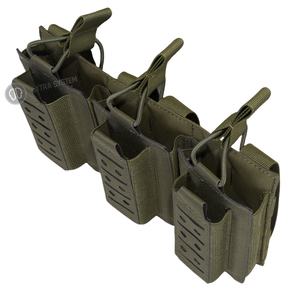Tactische Versnelling Dubbellaags Sleuven Magazijn Molle Pouch Voor Tactische Vest Plaat Drager Chaleco Tactico Tactical Mu - Product Image 6