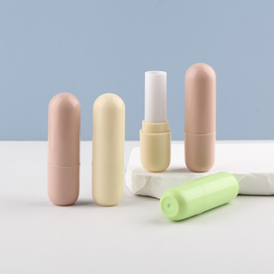 Emballage de bâton à lèvres ovale vide personnalisé Tubes de <span class=keywords><strong>baume</strong></span> à lèvres emballage cosmétique Chapstick - Product Image 4