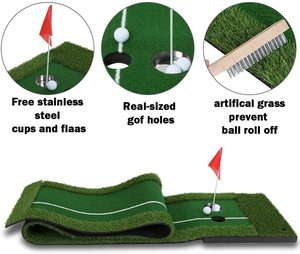 Venta al por mayor <span class=keywords><strong>Golf</strong></span> poniendo portátil Mat con bola automática Función de retorno de Mini <span class=keywords><strong>Golf</strong></span> formación práctica ayuda - Product Image 3