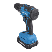 Perceuse-visseuse sans fil 20V au lithium avec mandrin métallique, 43 Nm, 21+1 vitesses réglables, lot en vrac