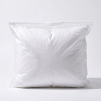 Emballage en PVC givré certifié GRS avec fermeture éclair pour emballage de vêtements personnalisé, sac à fermeture éclair en EVA durable pour vêtements