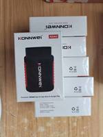 Escáner OBD2 Konnwei Kdiag Mini Actualizado, Gratuito, para Todos los Sistemas, Aplicación Gratuita, Escáner Bluetooth OBD2 para iPhone y Android