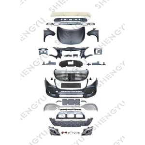 Pièces de voiture pour <span class=keywords><strong>Mercedes</strong></span> <span class=keywords><strong>Benz</strong></span> <span class=keywords><strong>Viano</strong></span> 2010-2015, kit carrosserie Maybach, comprenant l'ensemble pare-chocs avant et arrière avec calandre et phares - Product Image 3