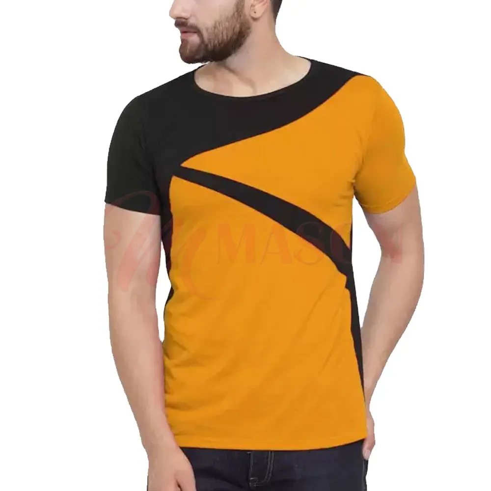 Verkaufsschlager Preis 100 % Baumwolle hergestellt Sommerkleidung Kurzarm Herren T-Shirt neu modisch individuelle Größe Herren T-Shirt