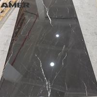 Amer Factory Panneau mural en marbre UV Panneau de marbre PVC Panneau de baguette en PVC