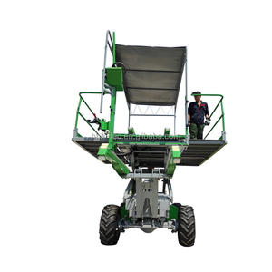 Plateforme élévatrice hydraulique autopropulsée diesel pour vergers, plateformes élévatrices pour la récolte des pommes/pépites/pêches/cerises - Product Image 2