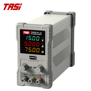 TASI TDA155 แหล่งจ่ายไฟแบบสวิตชิ่ง AC เป็น DC ปรับแรงดันได้ 0-15V 5A ระบายความร้อนด้วยอากาศ แหล่งจ่ายไฟสำหรับห้องปฏิบัติการ ปรับแรงดันไฟฟ้ากระแสตรงได้ - Product Image 1