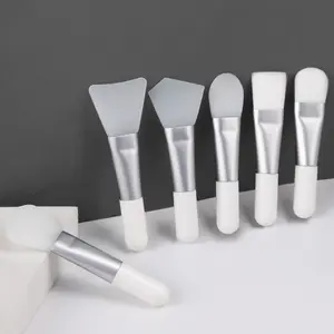 Aplicador de escova de silicone para máscara de maquiagem e limpeza facial