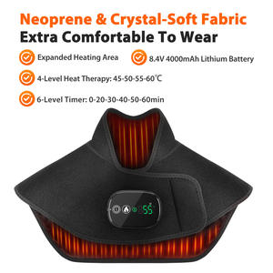 USB Rechargeable Sport Inception Heated Shawl <b>Neck</b> & Shoulder <b>Warmer</b> Hot Compress Mat Cordless Shoulder Pad - Product Image 3