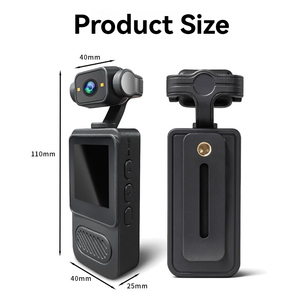 Nouvelle caméra portable HD 1080P avec rotation horizontale à 180 degrés, prend en charge la fréquence d'images 4K, caméra d'action - Product Image 3