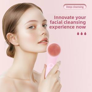 Dispositivo de <span class=keywords><strong>Limpieza</strong></span> <span class=keywords><strong>Facial</strong></span> de Silicona con Vibración Sónica Suave Recomendado por Dermatólogos - Product Image 4