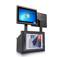 POS-монитор ABS 1220 с 12-дюймовым емкостным сенсорным экраном, четырехъядерным процессором, SSD, термопринтером 58 мм, Wi-Fi 6, Bluetooth 5.2, кассовый аппарат