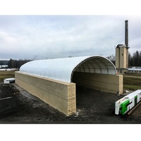 Gran Oferta: Carpa Industrial Moderna de Estructura de Acero de Doble Celosía de Alta Resistencia, Gran Edificio de Tela para Almacenamiento de Almacén